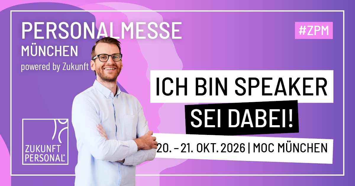 Nils Schlomann, Speaker auf der Personalmesse München, 20.–21. Oktober 2026, MOC München
